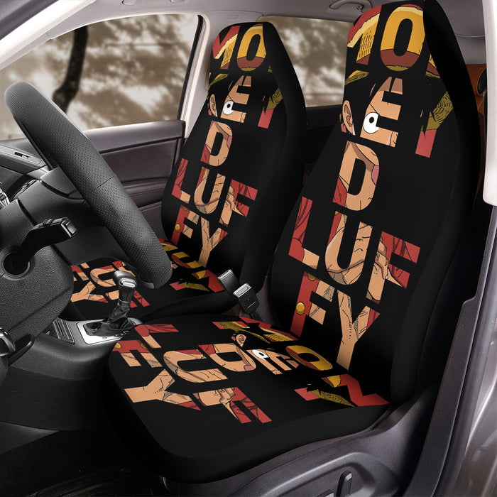 monkey d luffy Car Seat Covers