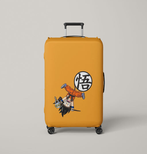 funny dragon ball orange Luggage Covers | Suitcase