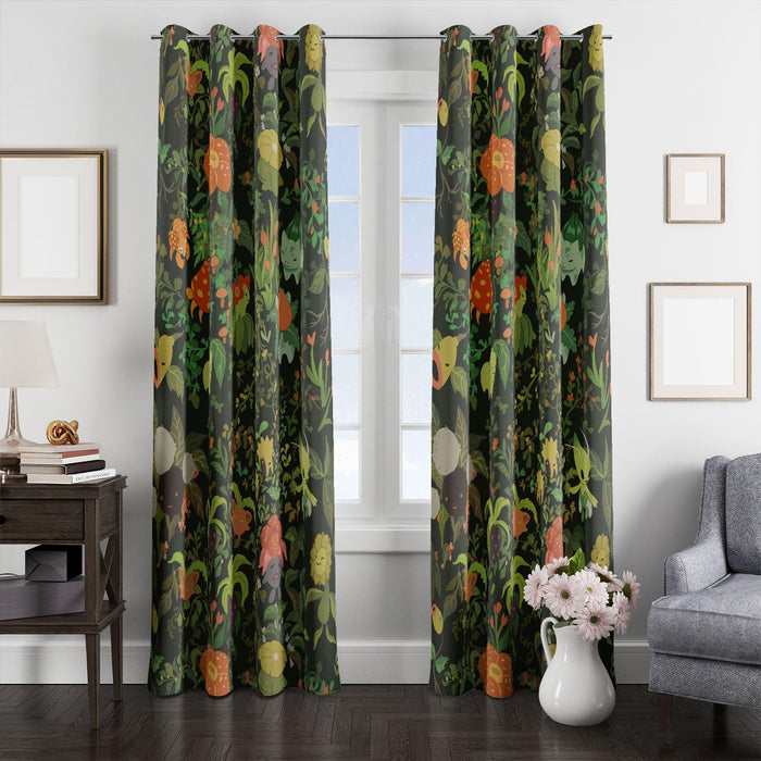 forest where pokemon species life window Curtain