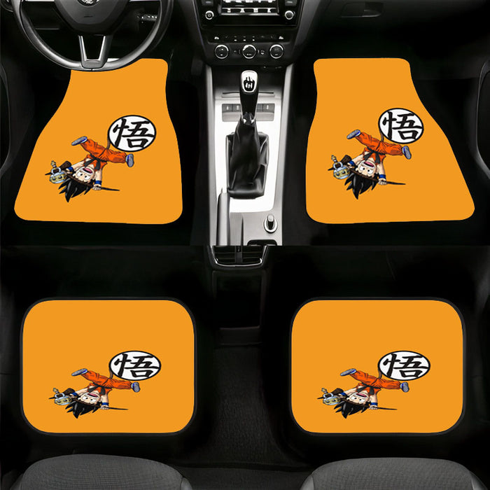 funny dragon ball orange Car floor mats Universal fit