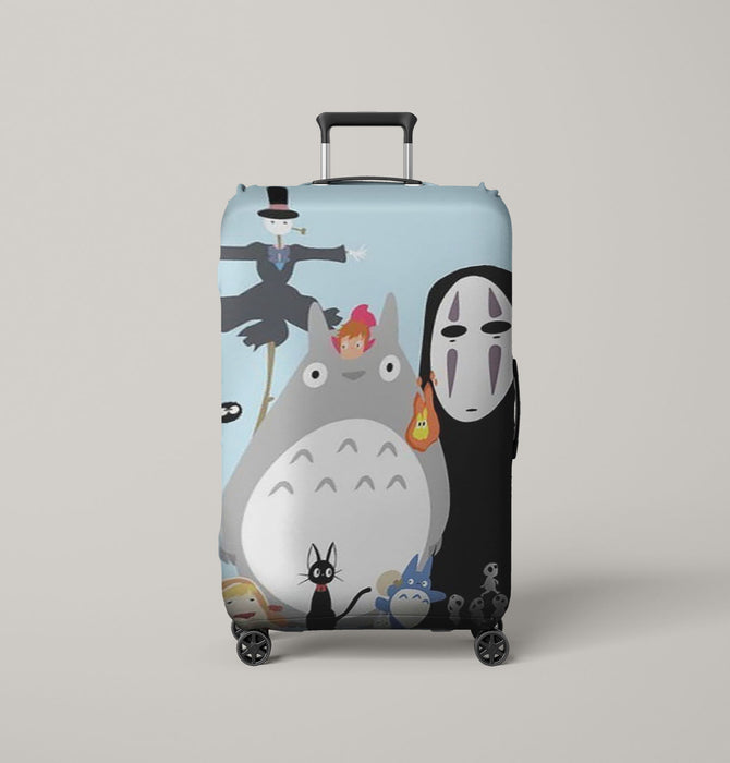 my neighbor totoro & friends Luggage Cover | suitcase