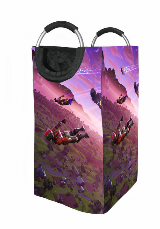 free falling fortnite x football nfl Laundry Hamper | Laundry Basket