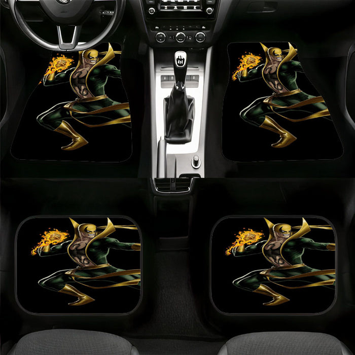 funny face iron fist marvel Car floor mats Universal fit