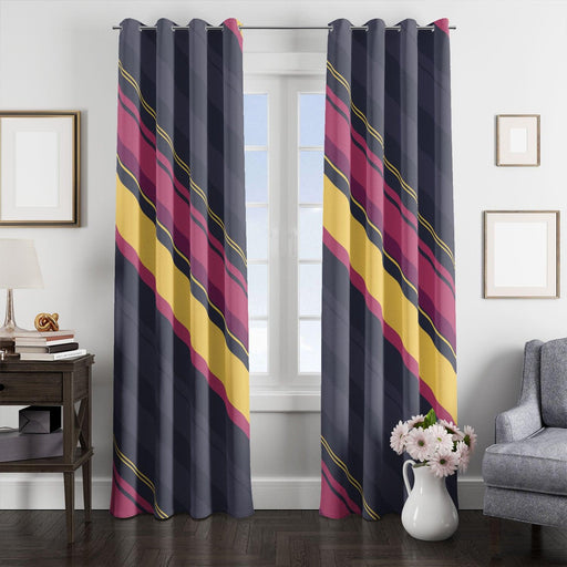 formula one pattern shape window Curtain