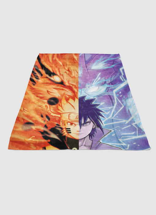 NARUTO VS SASUKE ANIME soft fleece blanket