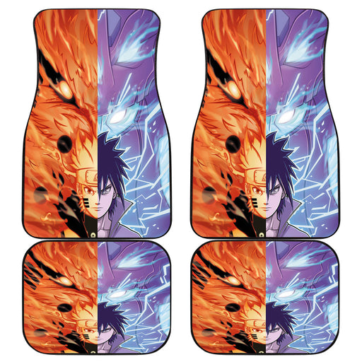 NARUTO VS SASUKE ANIME Car floor mats Universal fit