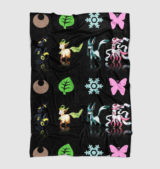 four elements of pokemon monsters Ultra soft fleece blanket