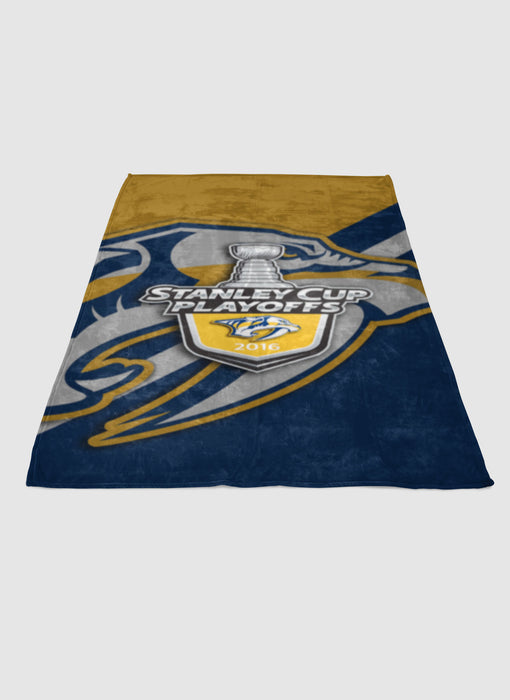 Nashville Predators 2016 Playoffs soft fleece blanket