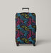 fox racing neon light Luggage Cover | suitcase