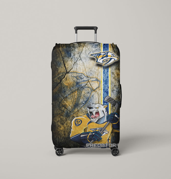 nashville predators mascot Luggage Cover | suitcase