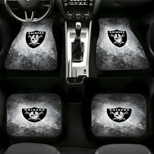 freeze logo of raiders football Car floor mats Universal fit