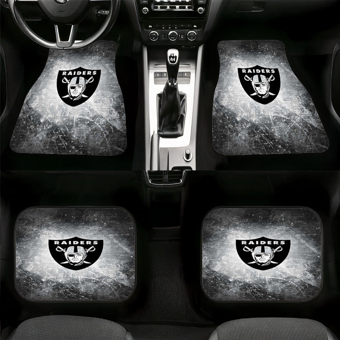 freeze logo of raiders football Car floor mats Universal fit