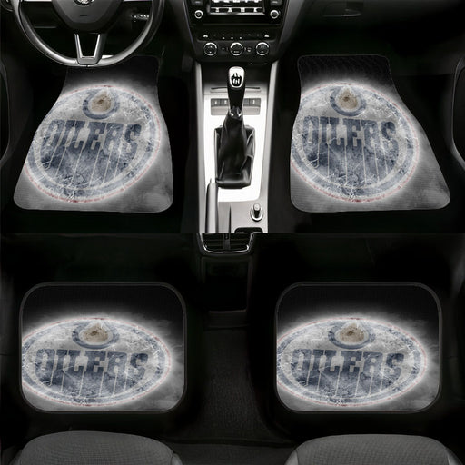 freezing logo edmonton oilers Car floor mats Universal fit