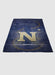 Navy Midshipmen soft fleece blanket