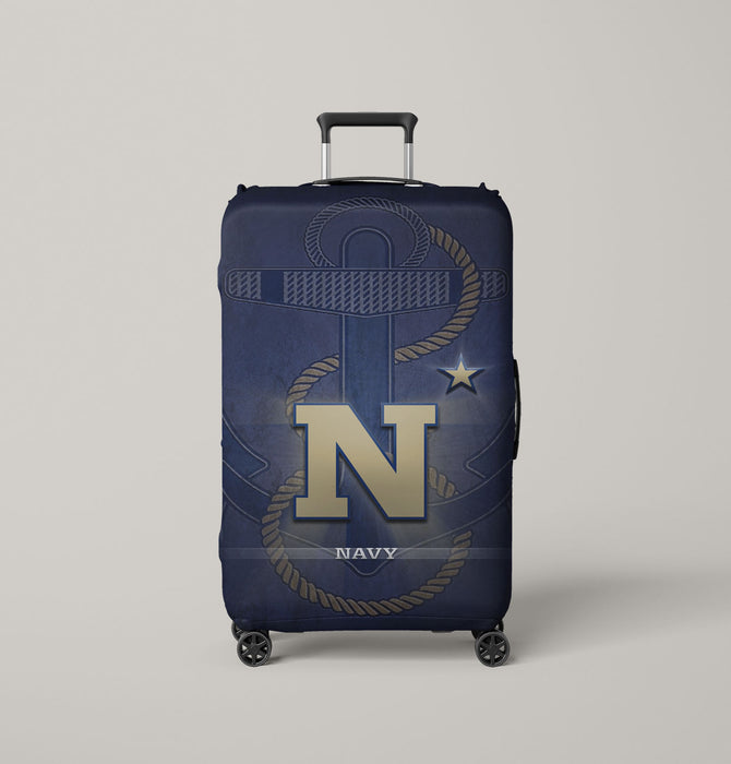 navy midshipmen Luggage Cover | suitcase