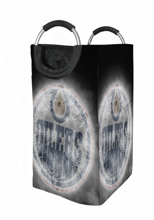 freezing logo edmonton oilers Laundry Hamper | Laundry Basket