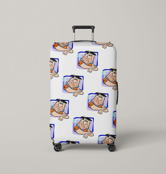 frame fred from the flintstones Luggage Cover | suitcase