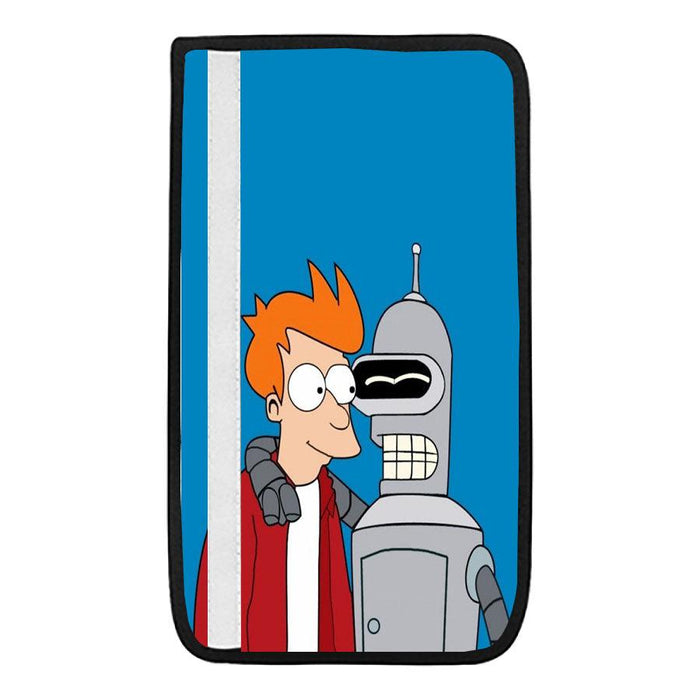 friend and futurama robbot Car seat belt cover