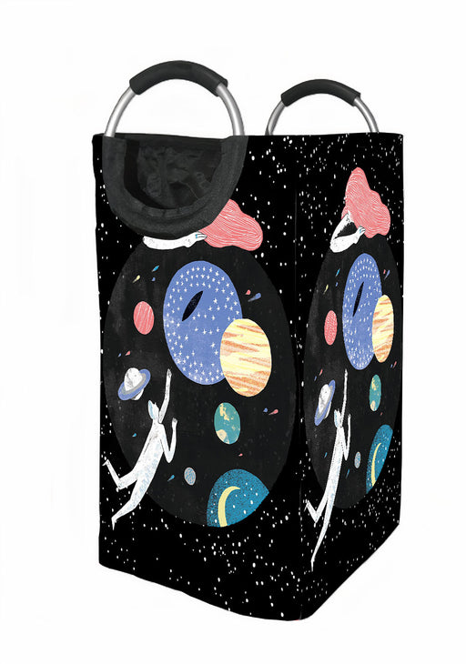 galaxy flat character Laundry Hamper | Laundry Basket