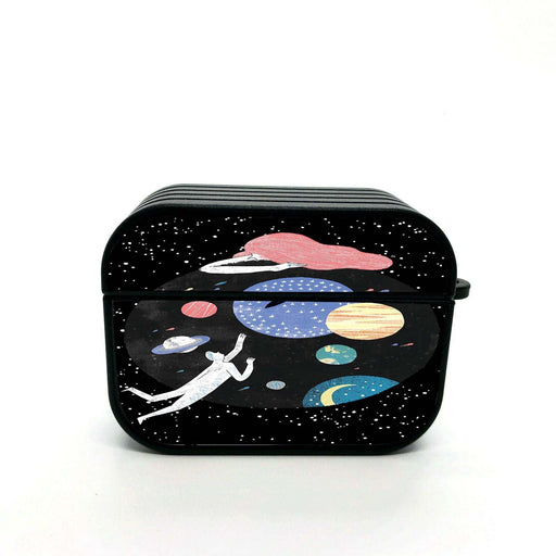 galaxy flat character airpods case