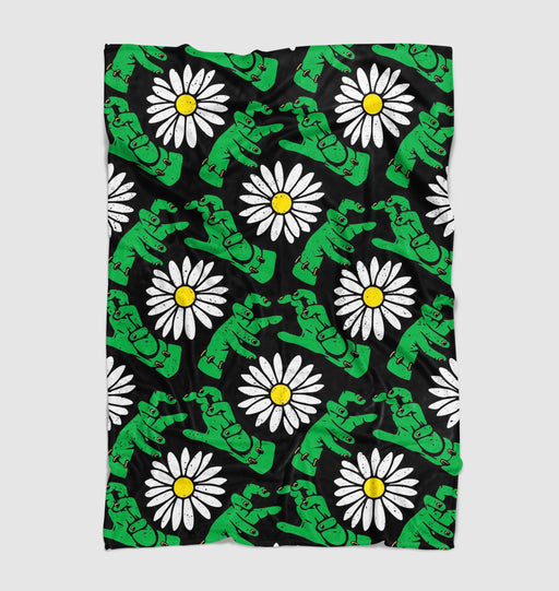 frankenstein villain horror with daisy Ultra soft fleece blanket