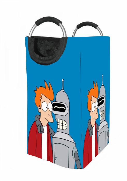 friend and futurama robbot Laundry Hamper | Laundry Basket