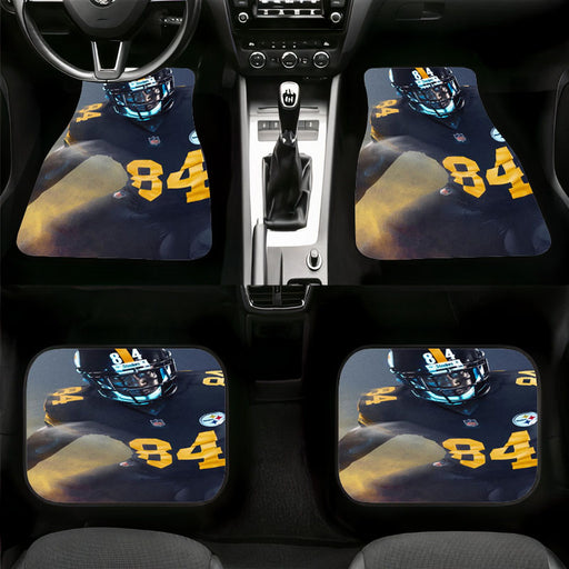 front of light player nfl Car floor mats Universal fit