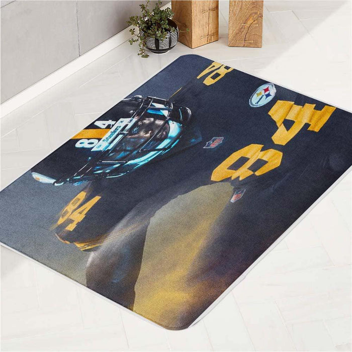 front of light player nfl bath rugs