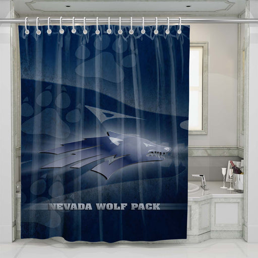 nevada wolf pack shower curtains