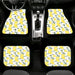 fresh lemon from the tree Car floor mats Universal fit