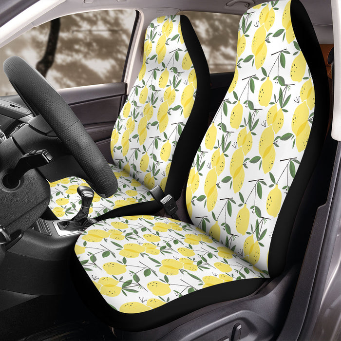 fresh lemon from the tree Car Seat Covers