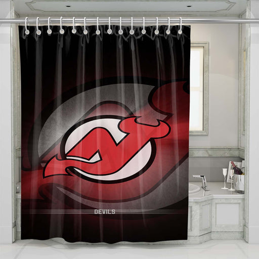 new jersey devils shower curtains