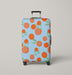 fresh orange watercolor painting Luggage Cover | suitcase