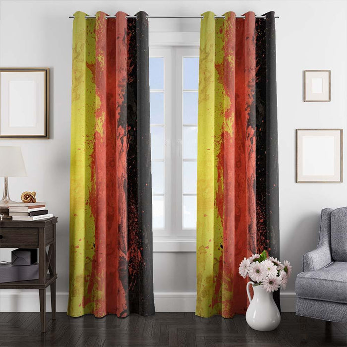 germany flag window curtains