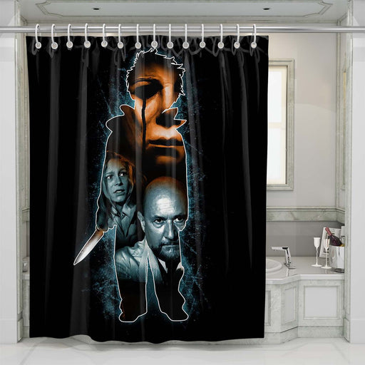 new michael myers halloween shower curtains