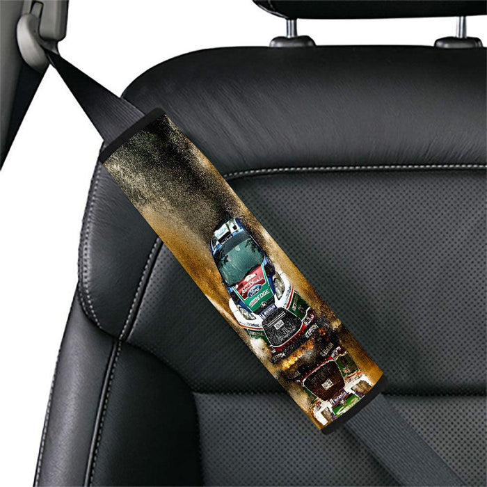 full of obstacle for car racing Car seat belt cover - Grovycase