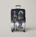 new york giants nfl prepare for combat logo Luggage Cover | suitcase