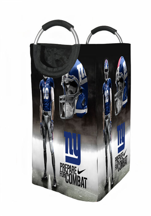 new york giants nfl prepare for combat logo Laundry Hamper | Laundry Basket