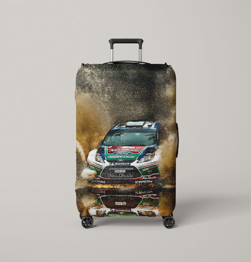 full of obstacle for car racing Luggage Covers | Suitcase