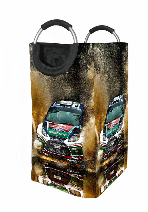 full of obstacle for car racing Laundry Hamper | Laundry Basket