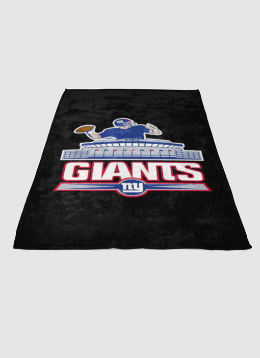 new york giants stadium soft fleece blanket