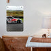 full speed car racing Poster Metal print wall art