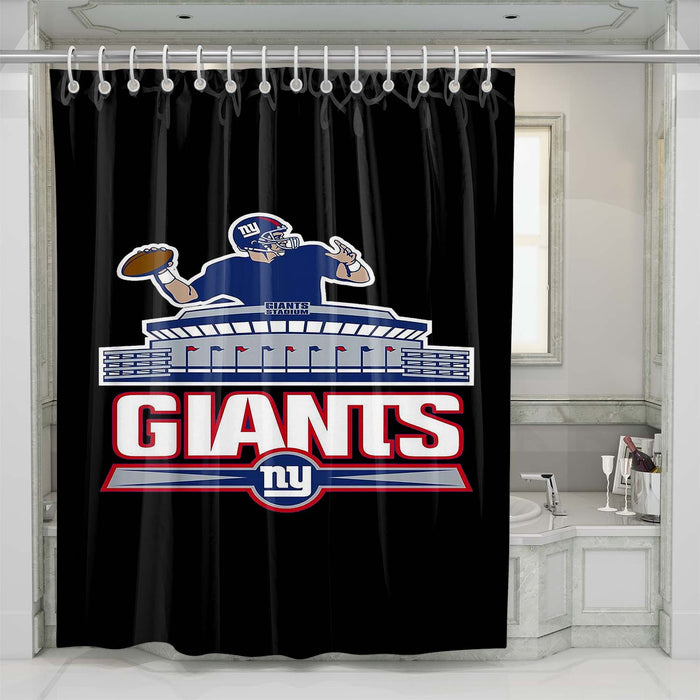 new york giants stadium shower curtains