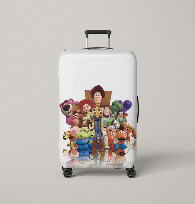 full white toy story character Luggage Covers | Suitcase