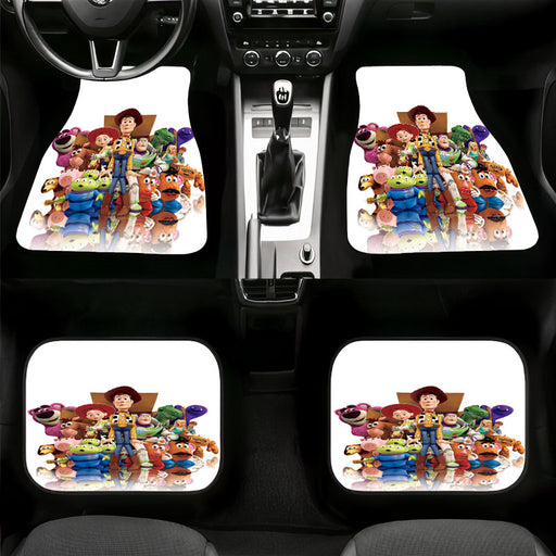 full white toy story character Car floor mats Universal fit