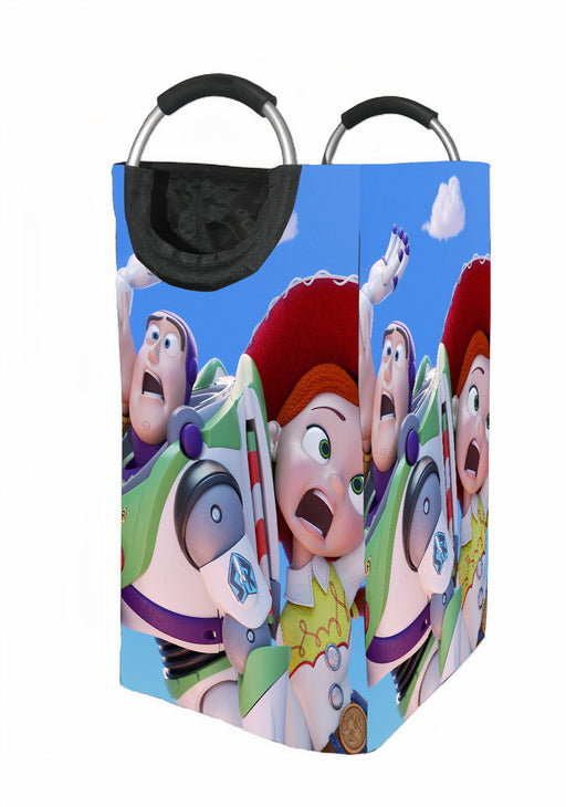 funny face of buzz and friend Laundry Hamper | Laundry Basket