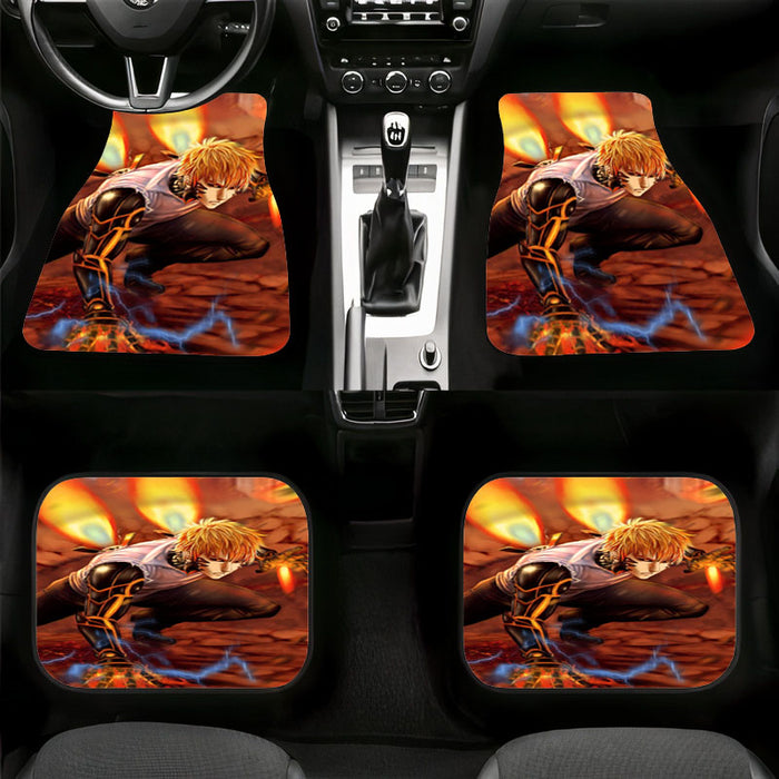 genos cybord one punch man season 2 Car floor mats Universal fit