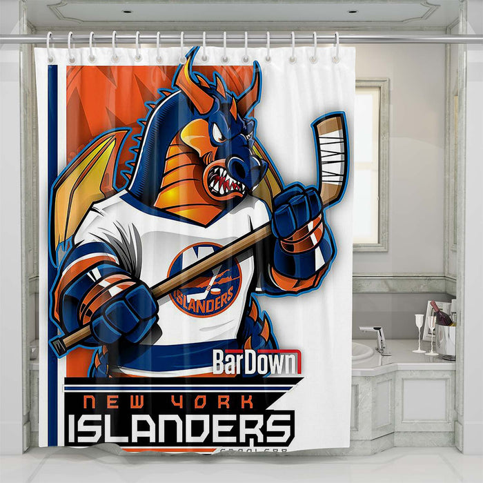 new york islanders hockey shower curtains