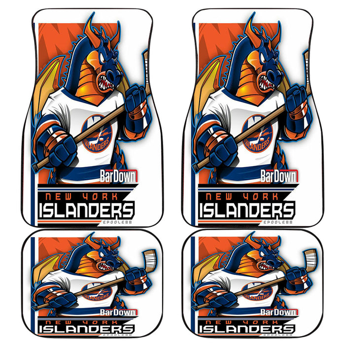 new york islanders hockey Car floor mats Universal fit