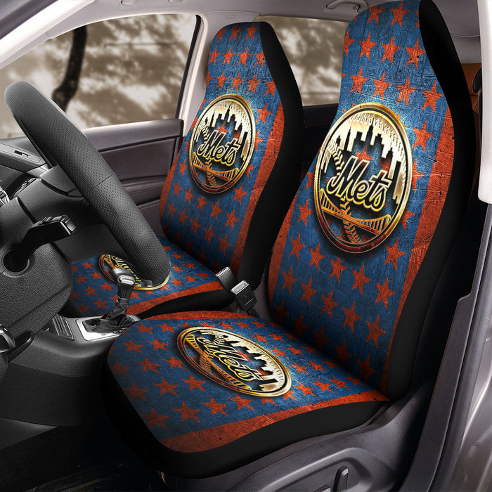 New York Mets flag Car Seat Covers